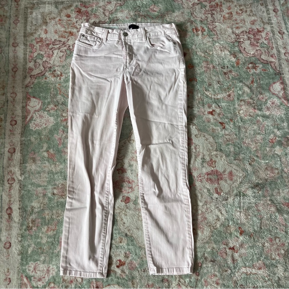 NYDJ Clarissa Ankle Jeans Blush Pink Size 10